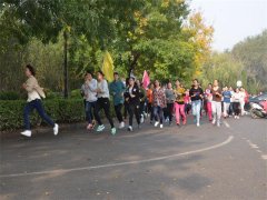 花布分公司激情上演秋季越野賽