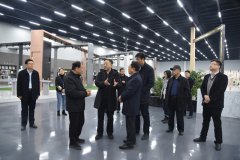省外貿轉型升級調研核查工作組來公司參觀調研